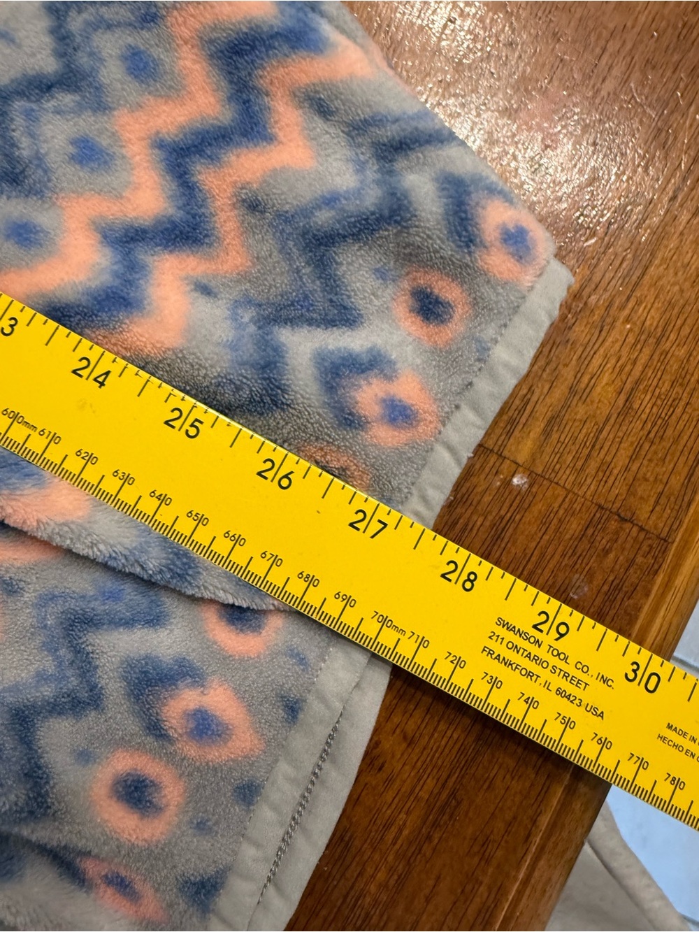 Southern Marsh Tangier Ikat Fleece Pullover Quarter Zip Geometric Pastel Size S - Picture 9 of 13